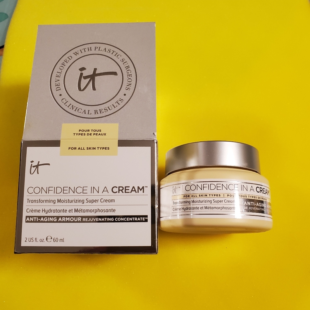 It confidence in a cream